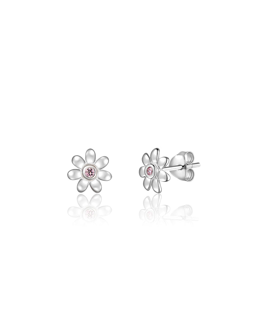 Sterling Silver Earrings - Flowers - Girl Nation