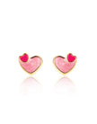 Enameled earrings - Heart 2 heart - Girl Nation