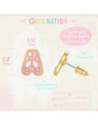 Enamel Studs Earrings - Ballet Slippers - Girl Nation