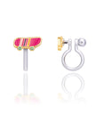 Enamel Clip-on Earrings - Sassy Skateboard - Girl Nation