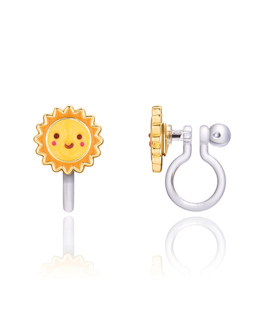 Enamel Clip-on Earrings - Sunny Day - Girl Nation