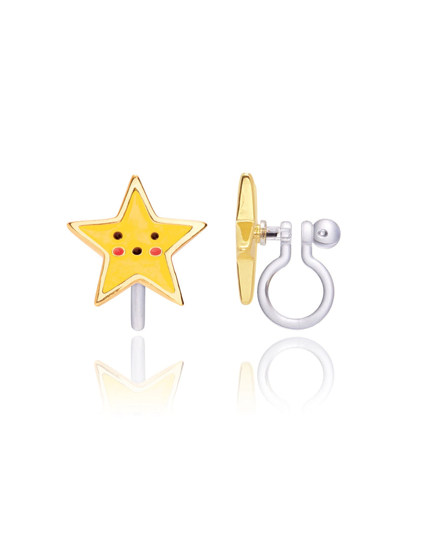 Enamel Clip-on Earrings - Shining Star - Girl Nation