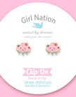 Enamel Clip-on Earrings - Weather Forecast - Girl Nation