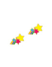 Enamel Stud Earrings - Shooting Stars - Girl Nation