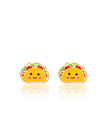 Enamel Stud Earrings - Taco Belle - Girl Nation