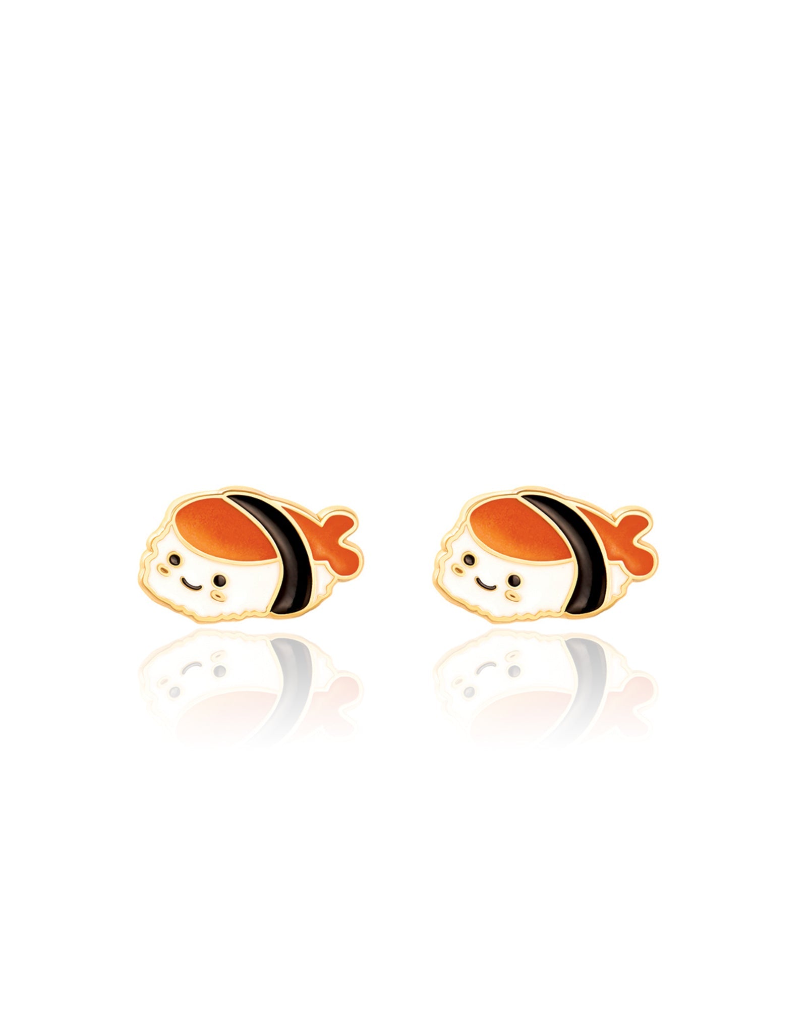 Enamel Stud Earrings - Sushi Time - Girl Nation