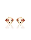 Enamel Stud Earrings - Perky Puppy - Girl Nation