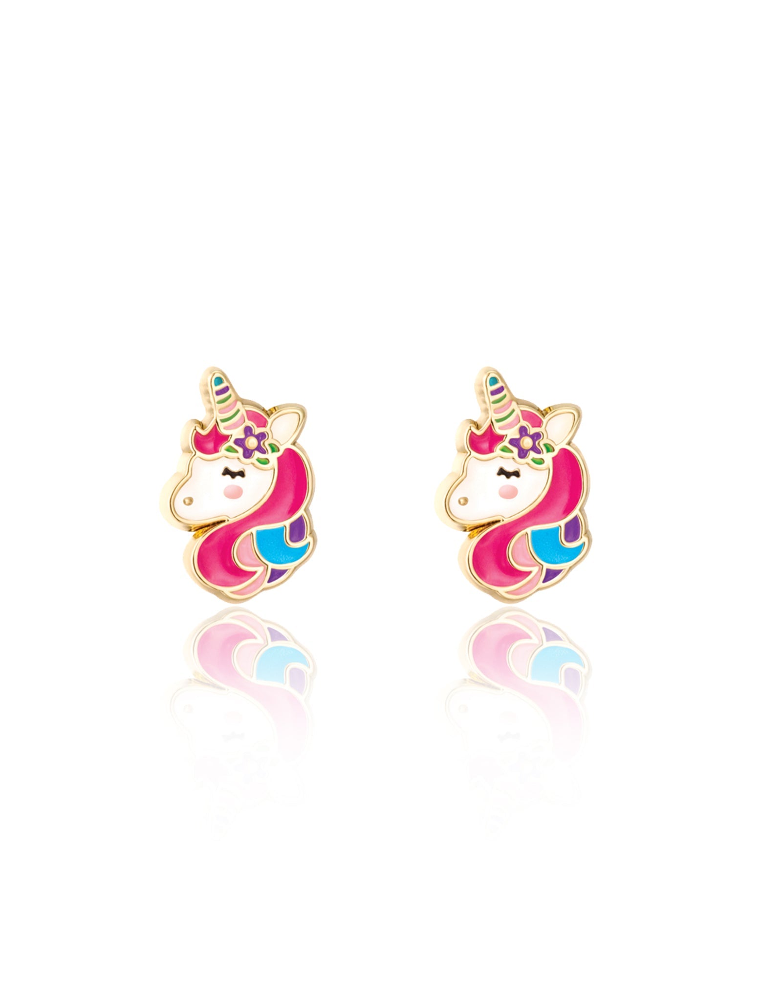 Enamel Stud Earrings - Unicorn Dreams - Girl Nation