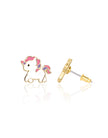 Enamel Stud Earrings - Magical Unicorn - Girl Nation