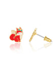Enamel Stud Earrings - Fancy Fox - Girl Nation