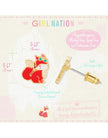 Enamel Stud Earrings - Fancy Fox - Girl Nation