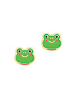 Enamel Stud Earrings - Fancy Frog - Girl Nation