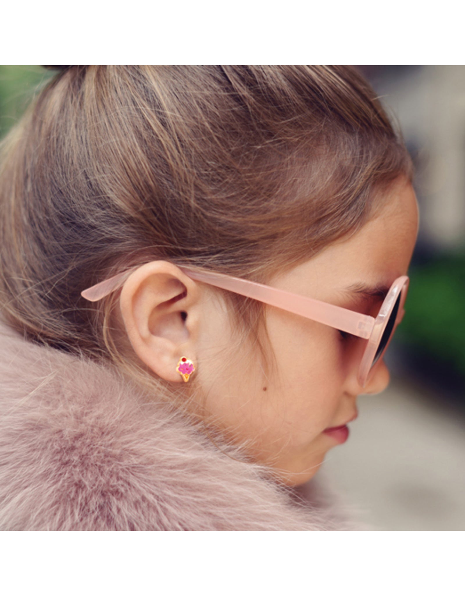 Enamel Stud Earrings - Ice Cream Dream - Girl Nation