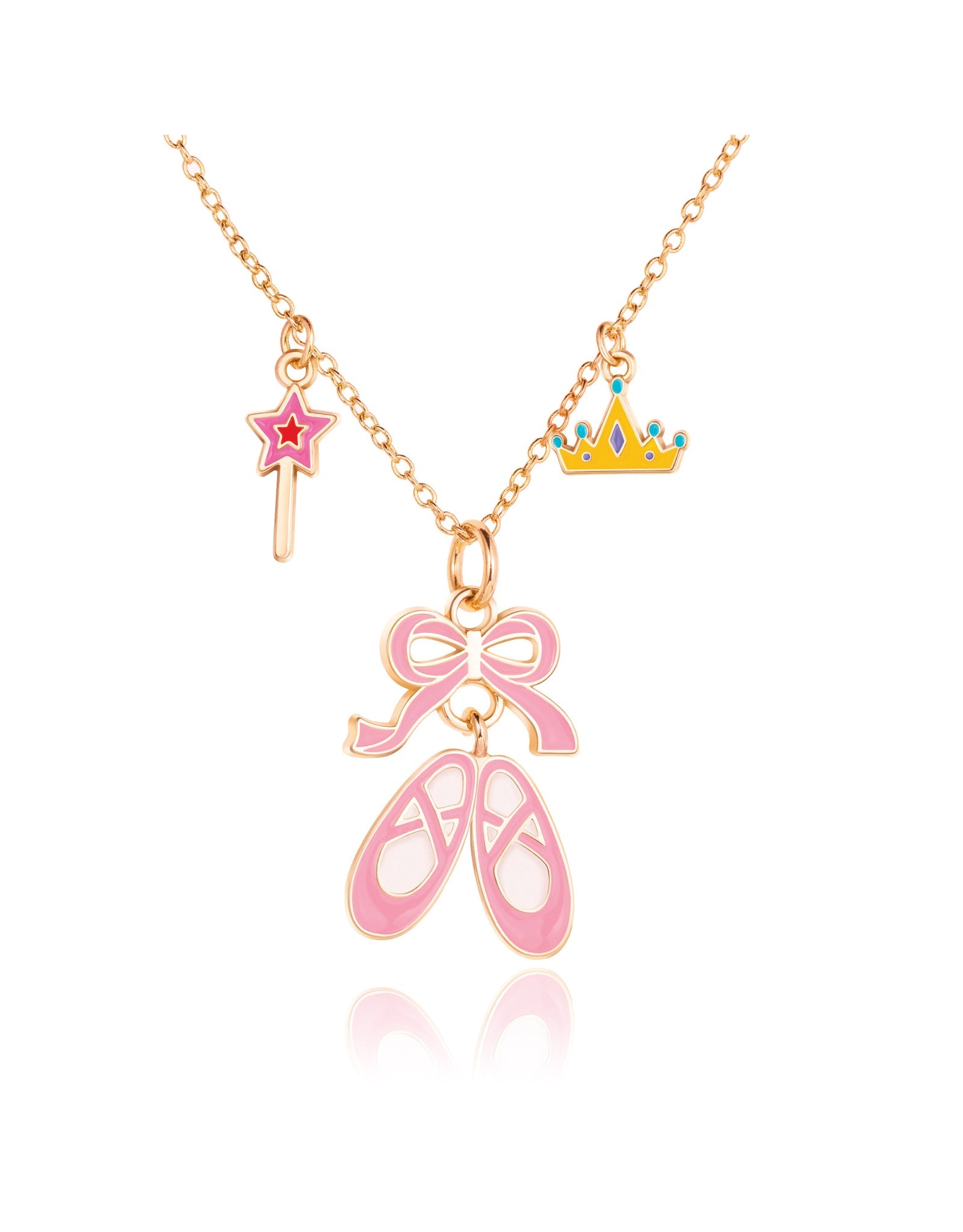 Charming Whimsy Necklace - Ballet Shoes - Girl Nation