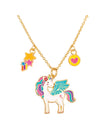 Charming Whimsy Necklace - Glitter Unicorn - Girl Nation