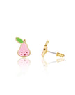 Enamel Stud Earrings - Pink Pear - Girl Nation