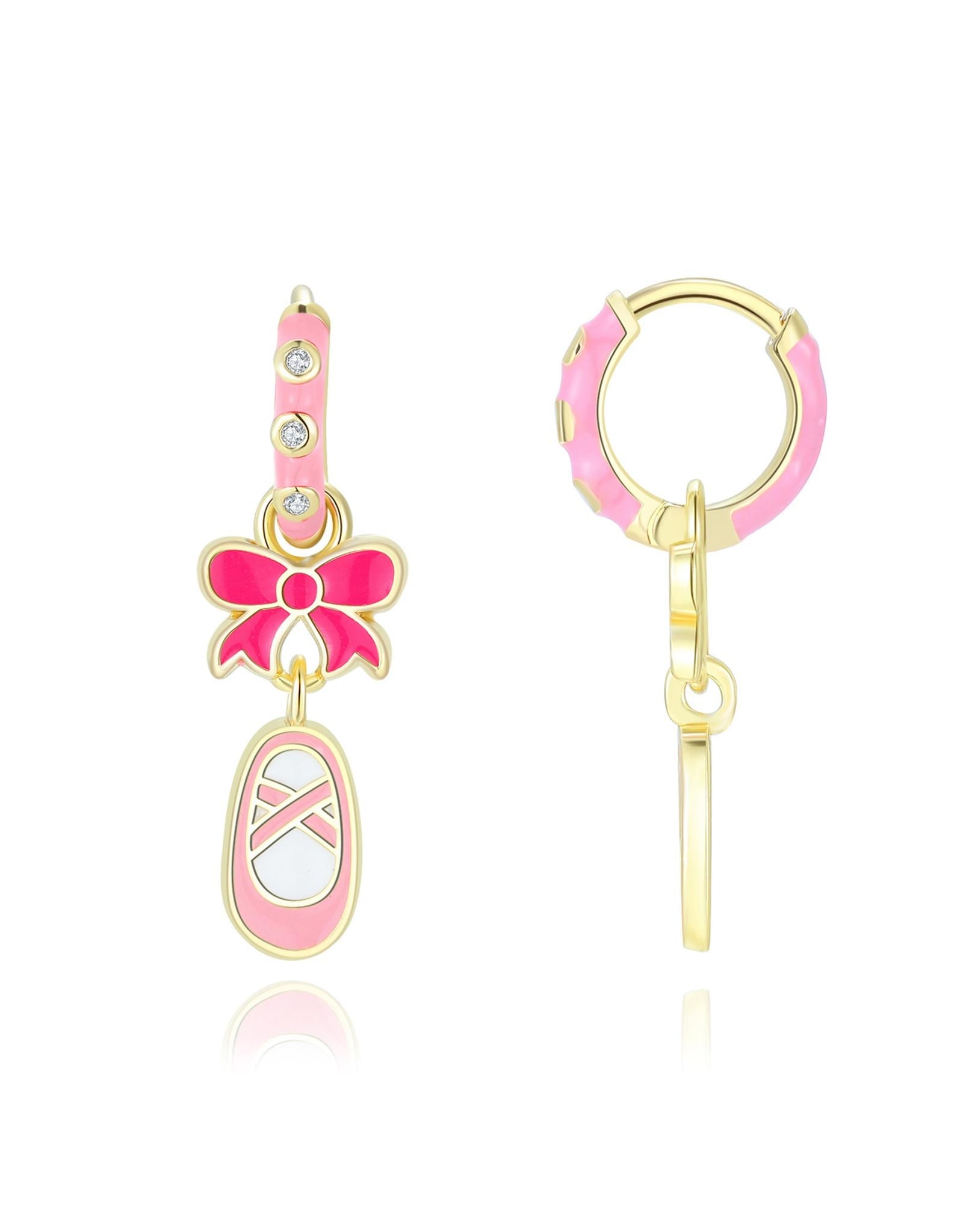 Huggie Hoop Earrings - Ballet Dreams - Girl Nation