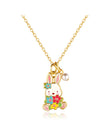 Sweet Petite Necklace - Bunny and Blooms - Girl Nation