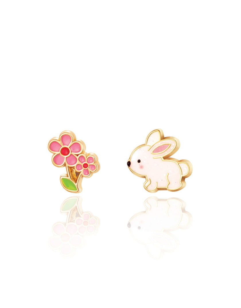 Enamel Stud Earrings - Hop and Bloom - Girl Nation
