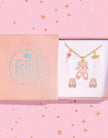Necklace and Earring Gift Set - Ballet Shoes - Girl Nation