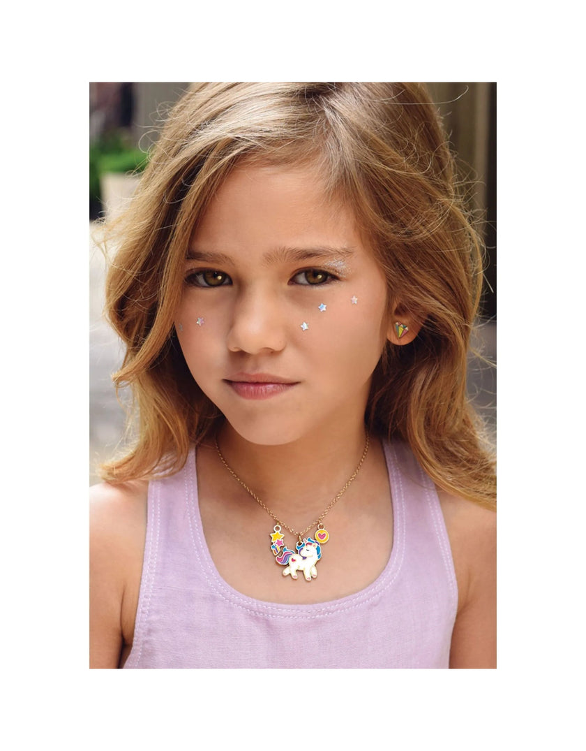Necklace and Earring Gift Set - Unicorn Dreams - Girl Nation