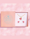 Fantasy necklace and earrings gift set - Butterfly Dreams - Girl Nation