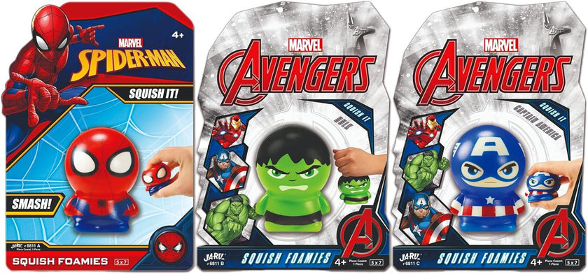 JA RU - Marvel Squish Foamies (Assortiment)