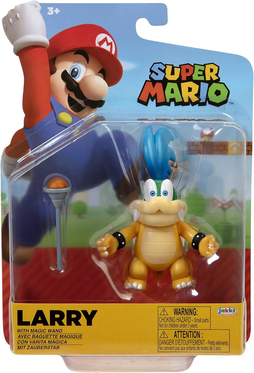 JAKKS - Nintendo Super Mario 4-Inch Poseable Figure with Power up