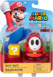 JAKKS - Nintendo Super Mario 4-Inch Poseable Figure with Power up