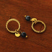 Style JAZMIN : Boucles d'oreilles à puces avec mini breloques