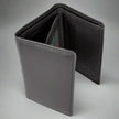 JBG International Men's Flip Up Trifold Leather Wallet