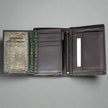JBG International Men's Snap Close Flip Bifold Leather Wallet