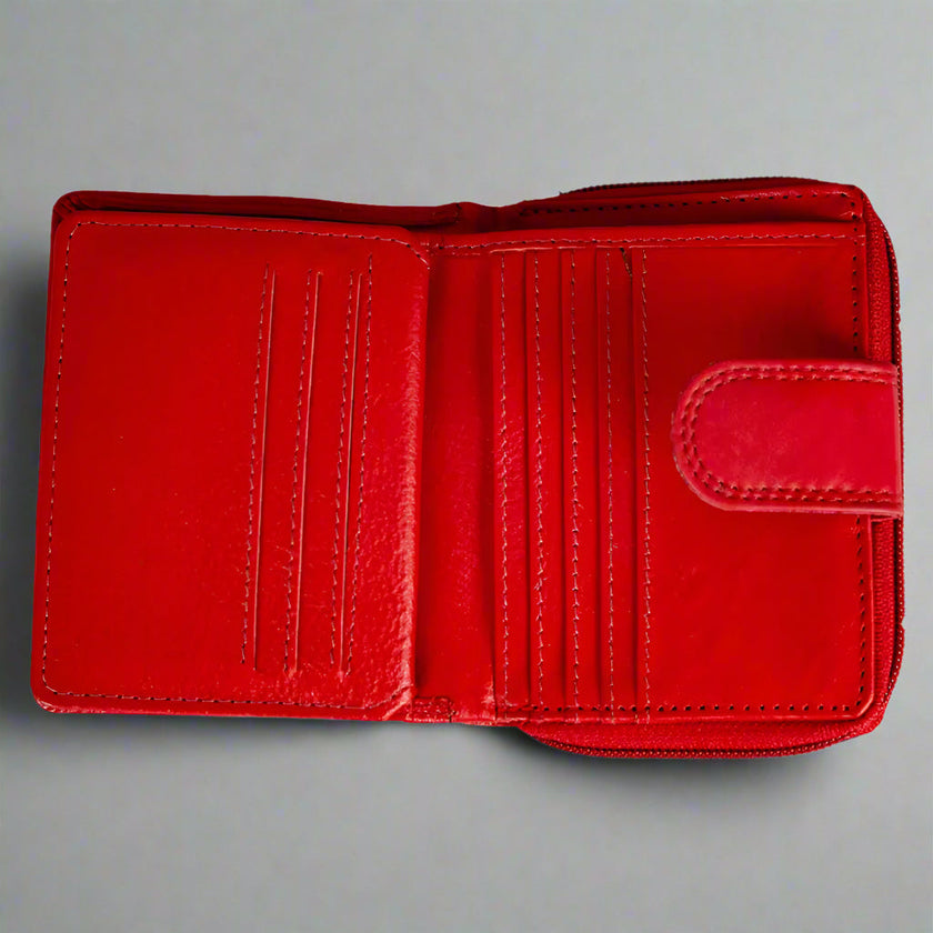 JBG International Women's Small RFID Leather Wallet