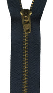 7in Metal Jean Zipper  - Navy
