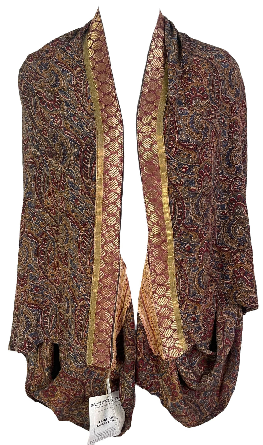 PRC6935 Avatar Pure Silk Shrug