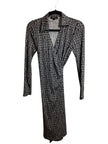 JESSICA Regular fit Wrap Dress in Black - 6