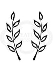 Woodware Clear Singles Fiona Leaf