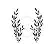Woodware Clear Singles Bethany Leaf