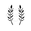 Woodware Clear Singles Dorothy Leaf