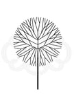 Woodware Clear Singles Mini Round Twiggy Tree