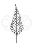 Woodware Clear Singles Mini Tall Twiggy Tree