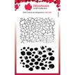 Woodware Clear Singles Crackles & Dots 4 in x 6 in Stamp