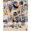 Jordan Kyrou Autographed St. Louis Blues 2022 Winter Classic Artwork 11x14 Photo Inscribed 