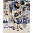 Jordan Kyrou Autographed St. Louis Blues 2022 Winter Classic Artwork 11x14 Photo Inscribed 