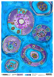 JL Rice Paper Blue Moodle Mindful Moodling 210x297mm nr.18