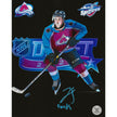 Jean-Luc Foudy Autographed Colorado Avalanche Artwork 8x10 Photo Inscribed 