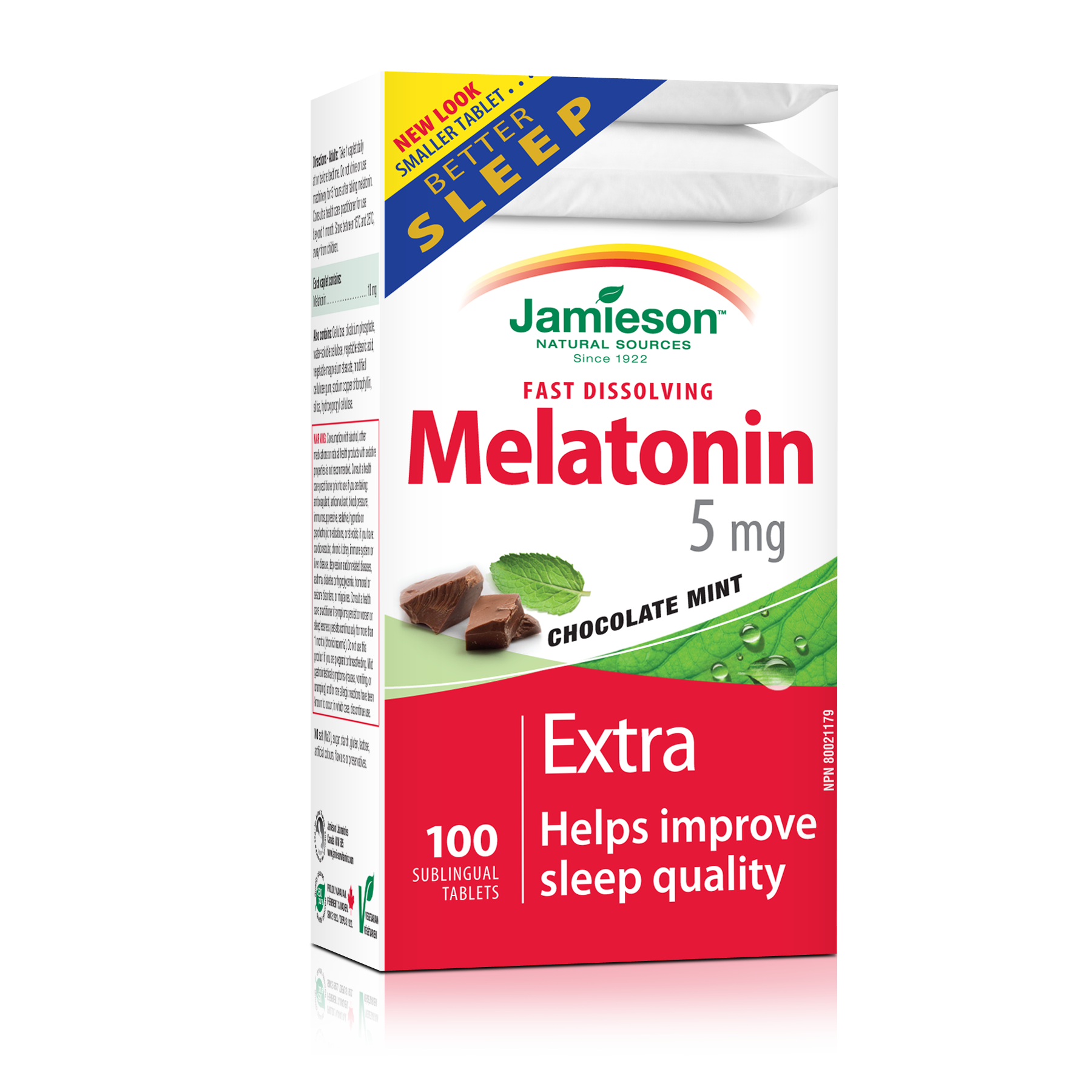 Jamieson Melatonin 5mg Sublingual - Mint 100's