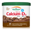 Jamieson MegaCal 650mg + Vit D Soft Chews - Chocolate 60's