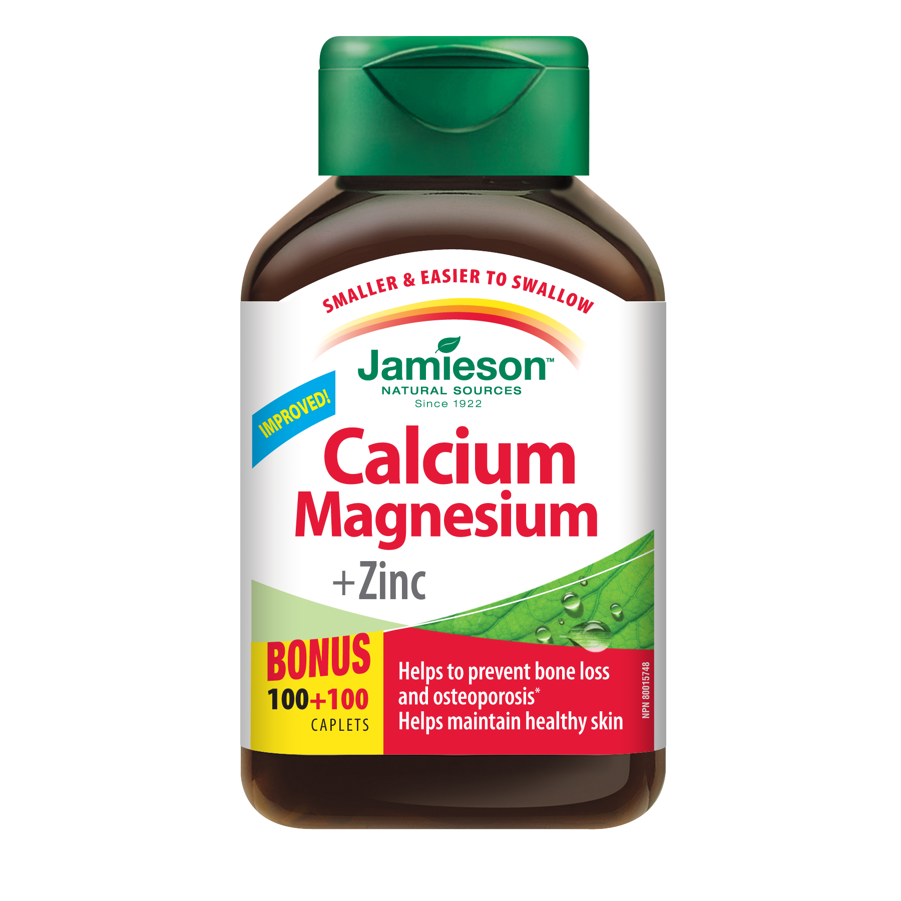 Jamieson Calcium Magnesium + Zinc 100's+100's Free