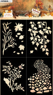 JMA Mask Autumn Pathway, 4 Masks Autumn In The Woods 1 Piece